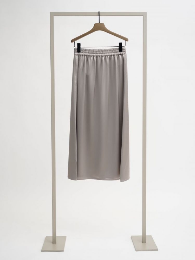 SILK SKIRT MIDI 218 ROASTED CAS