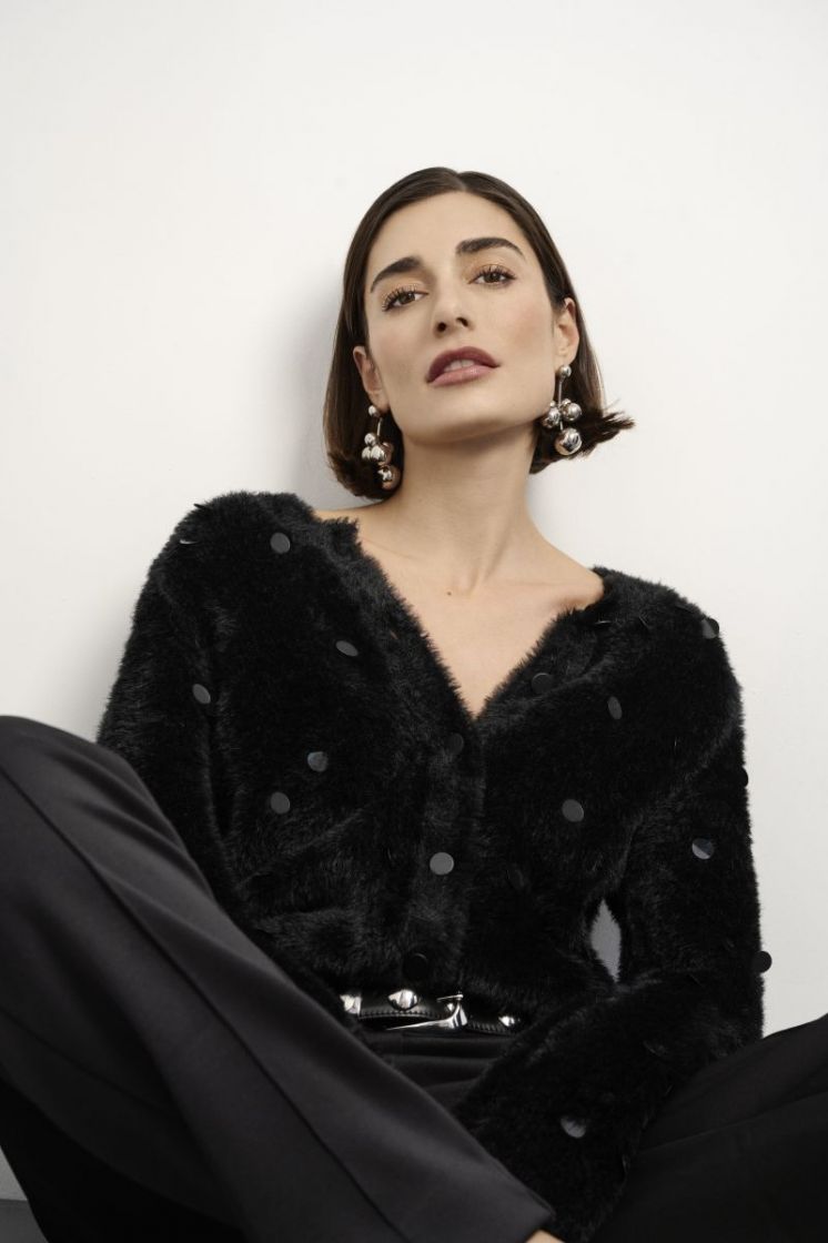 FURRY STRASS 80000 BLACK