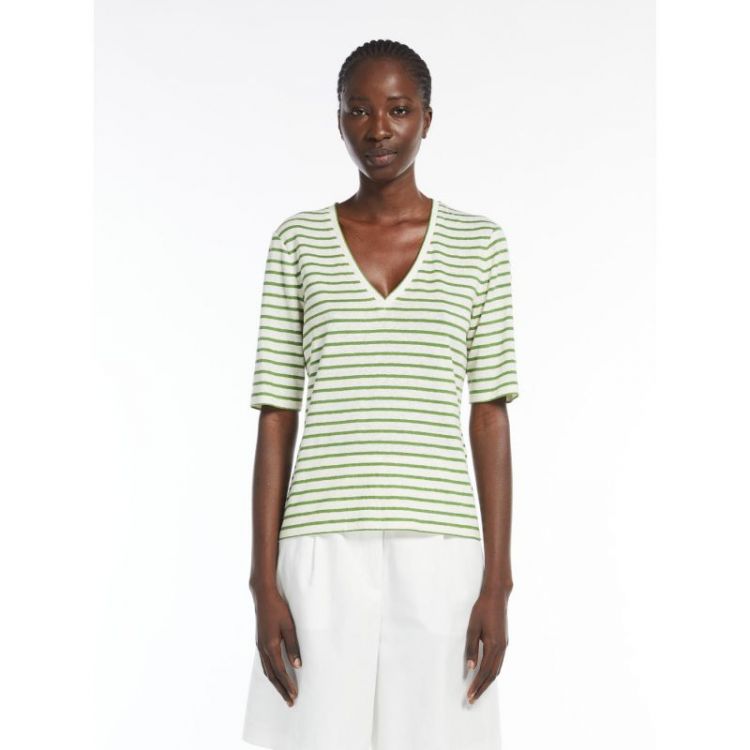 LINNEN COTON MIX 004 VERT ECRU