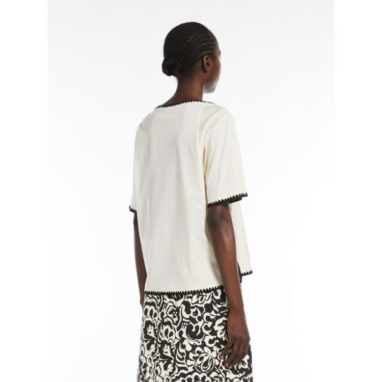 BICOLOR BRODERIE 002 ECRU/BLACK