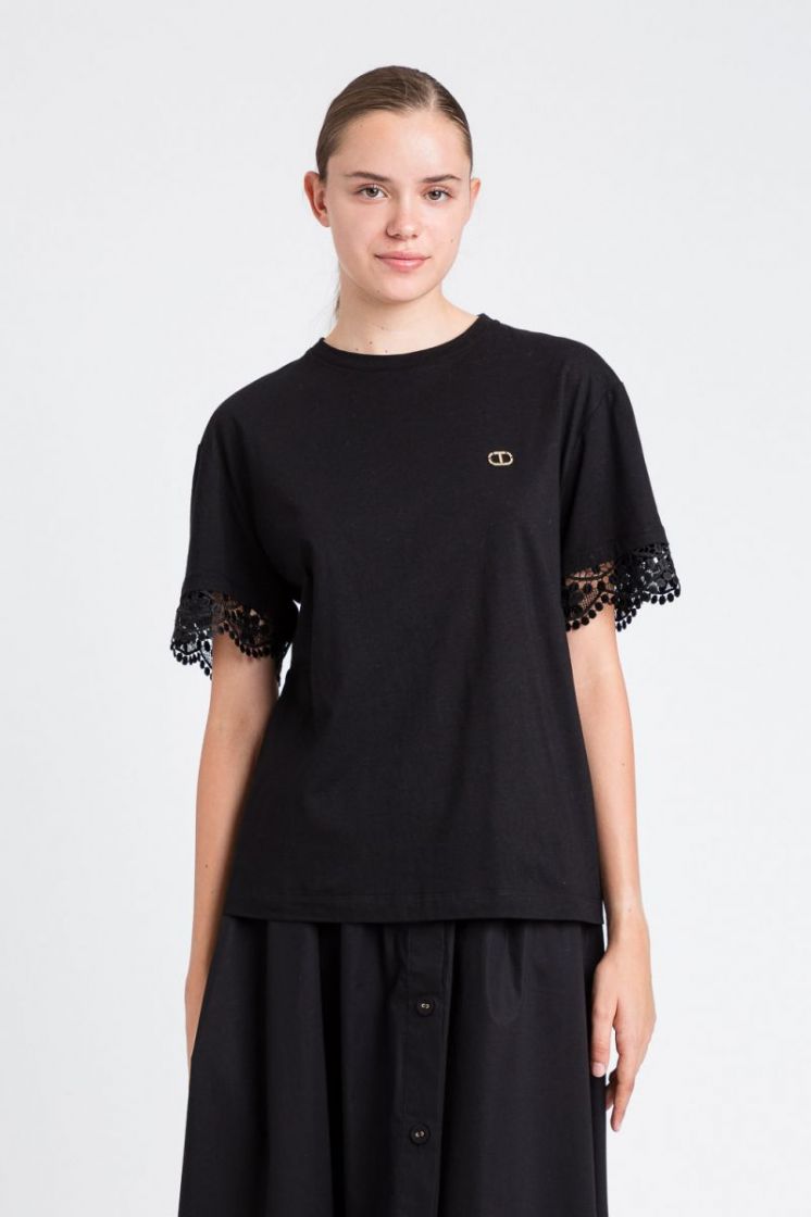 SS BRODERIE TS 006 NERO