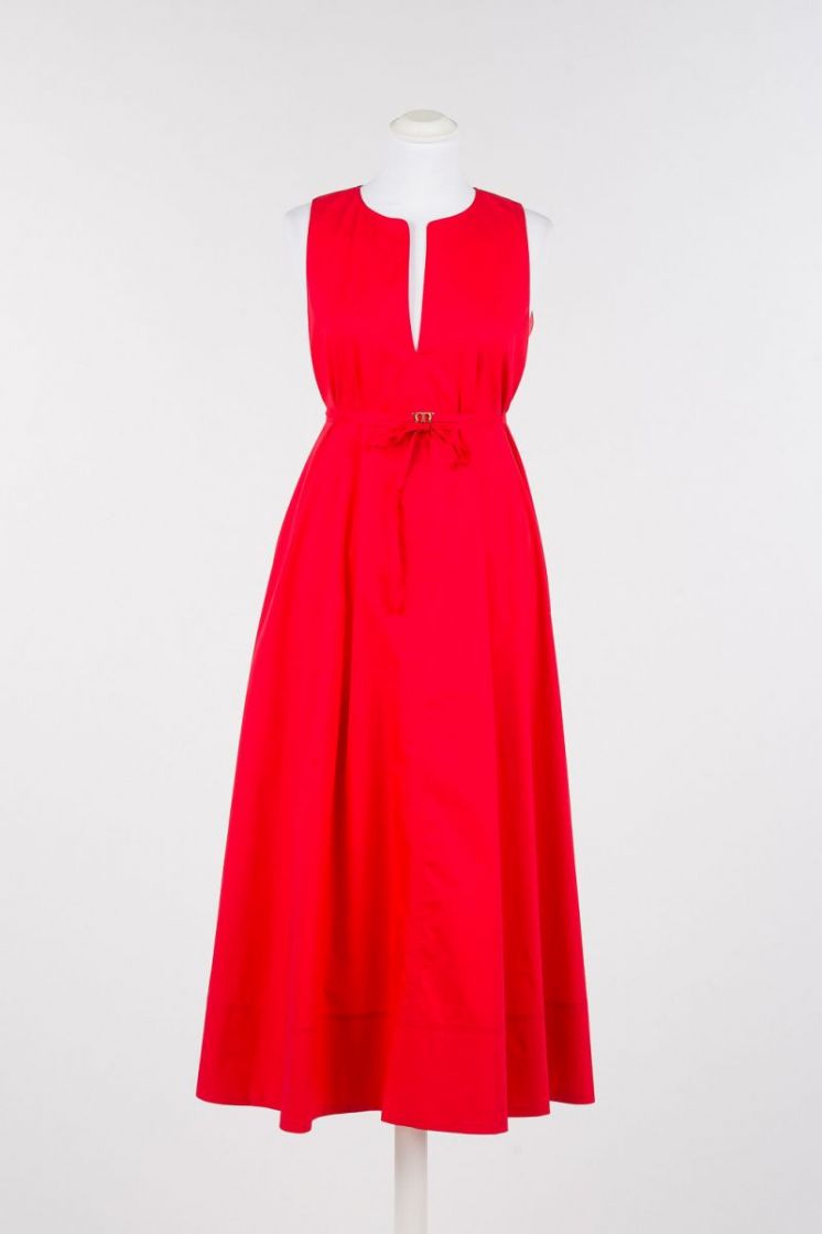 LONG LOOSE DRESS 12365 HIBISCUS