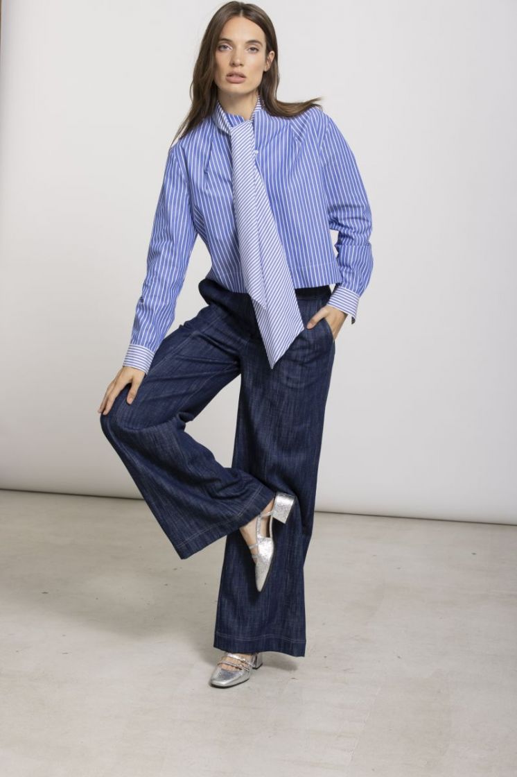 647 STRIPE 657 DEEP BLUE