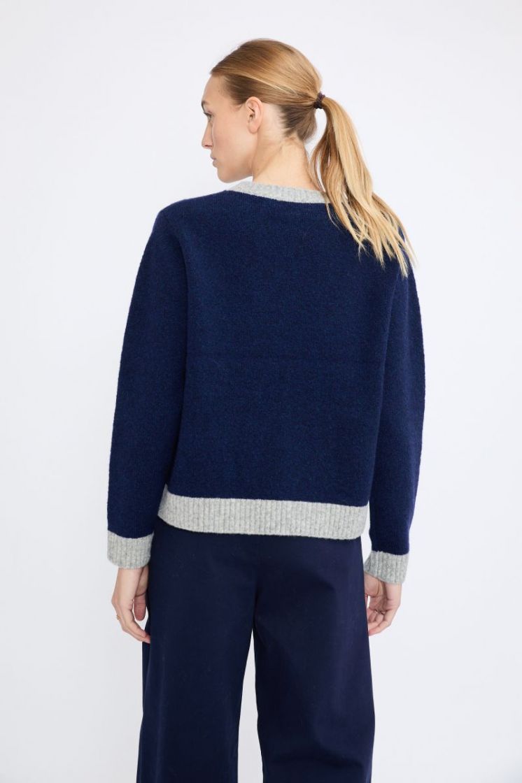 CHANEL BICOLOR CN 58 NAVY