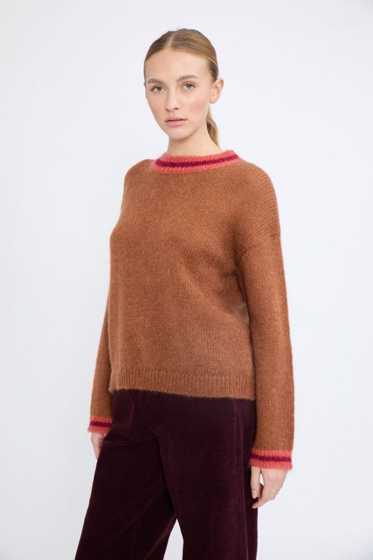 VELOURS RIB 28 MERLOT
