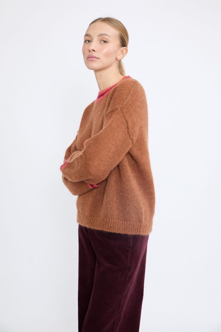 VELOURS RIB 28 MERLOT