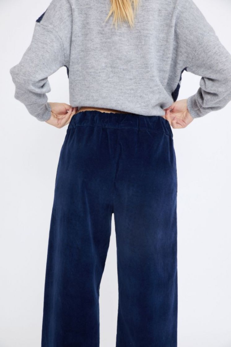VELOURS LIZ 58 NAVY