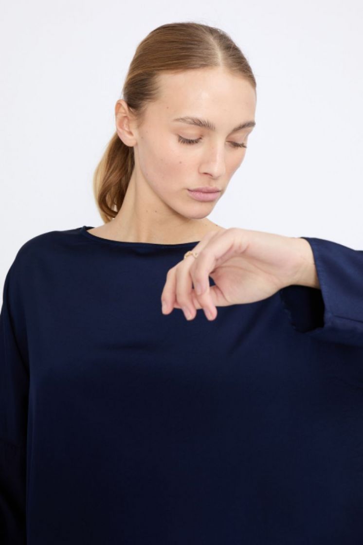 CN LM SILK UNI 58 NAVY