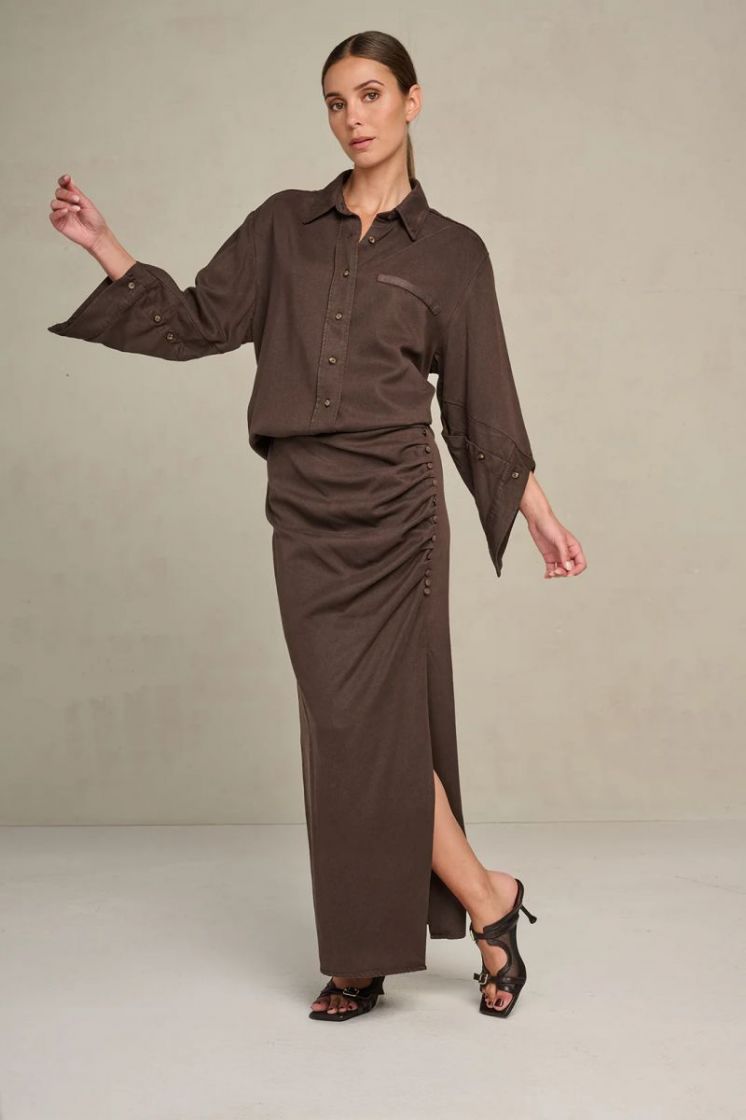 CUFF SLEEVE CHOCOLAT