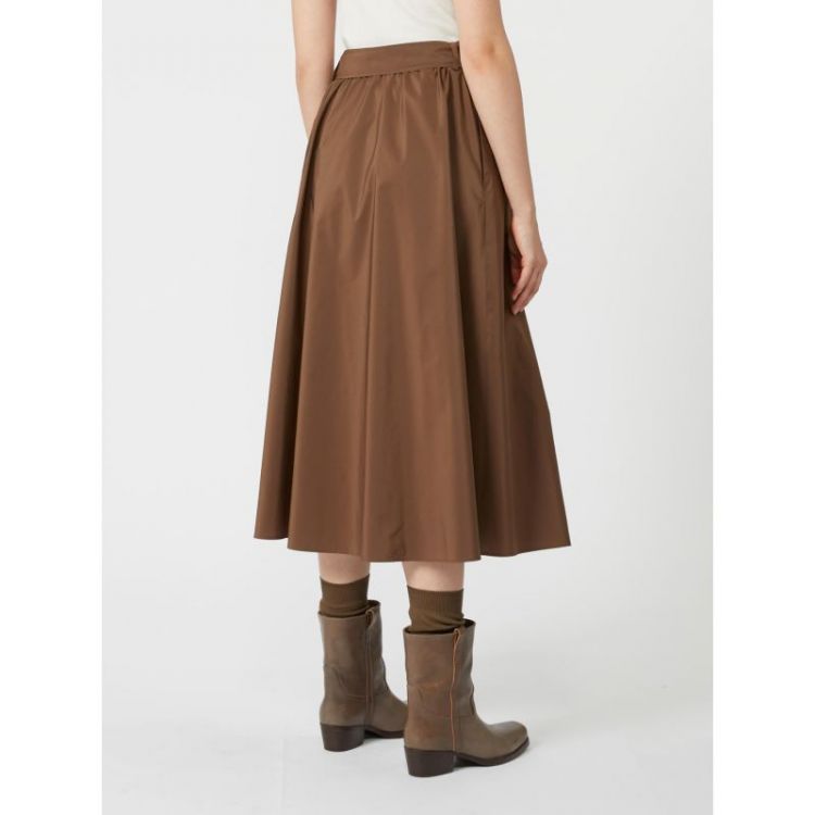 TAFTA MIDI SKIRT 019 CHOCOLA