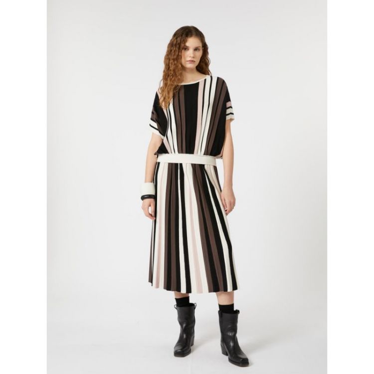 PLISSE TRICOLOR 017 POUDRE/NOIR