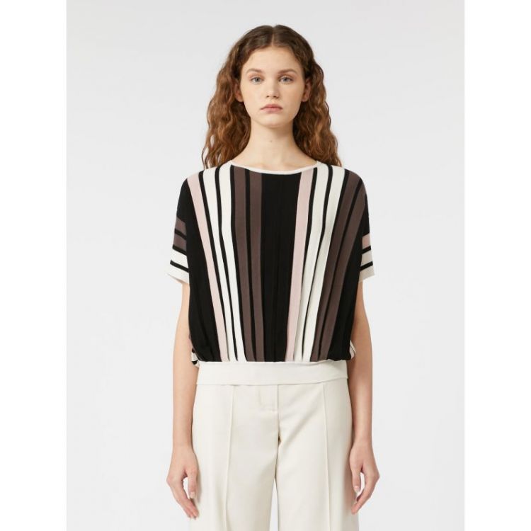 PLISSE TRICOLOR 017 POUDRE/NOIR