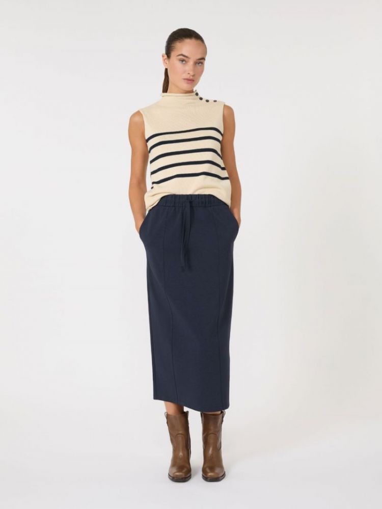 MILANO MIDI SKIRT 005 NOIR