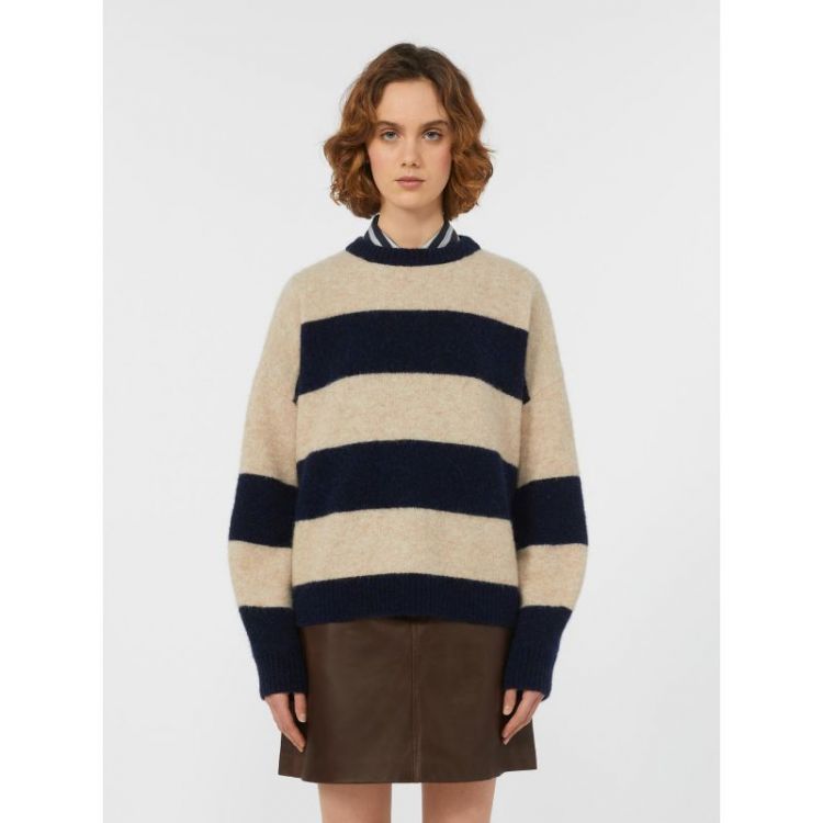 CN STRIPE MOUSSE 013 SAND/NAVY