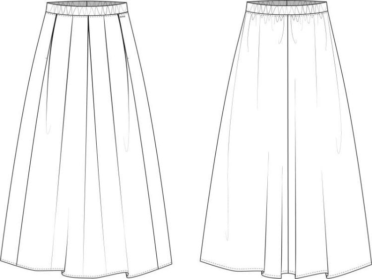 TAFTA MIDI SKIRT 308 BLOOM