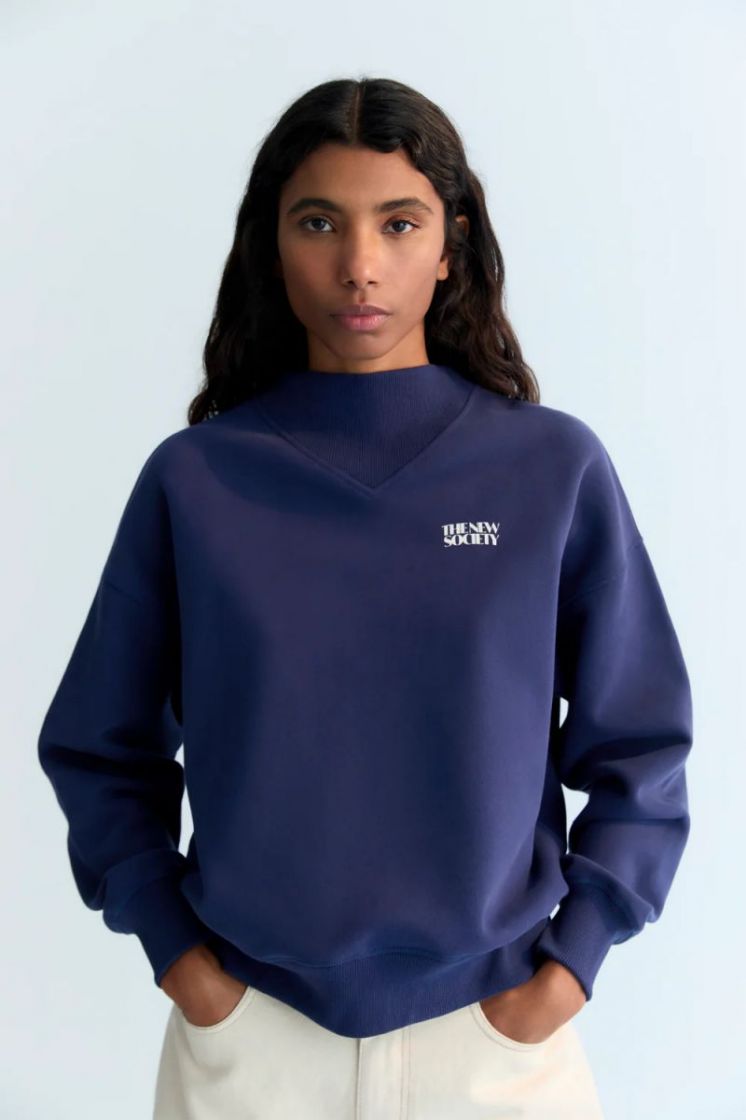 OPSTAANDE KRAAG INFIN NAVY