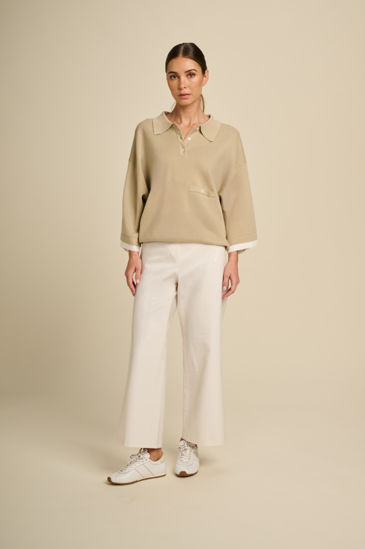 POLOKRAAG SS WITTE BIES SAFARI