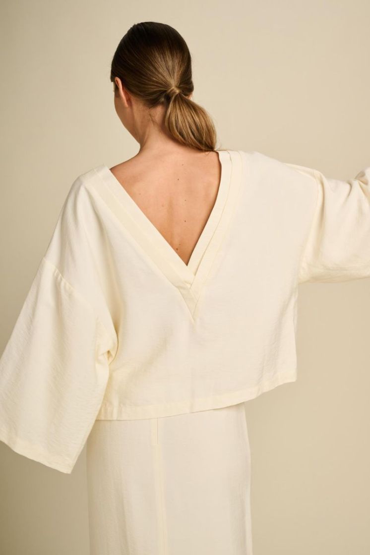 HAMMERED RAYON IVORY