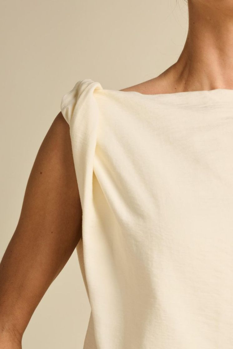 HAMMERED RAYON IVORY