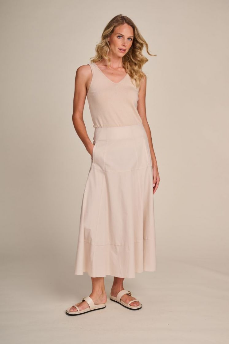 GABARDINE COTON BEIGE