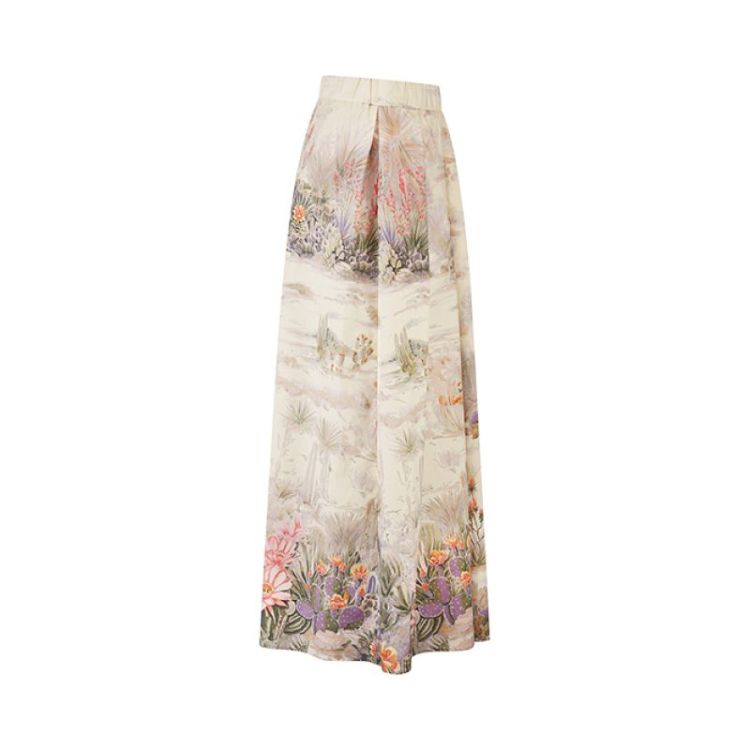 PRINTED SKIRT MIDI 860