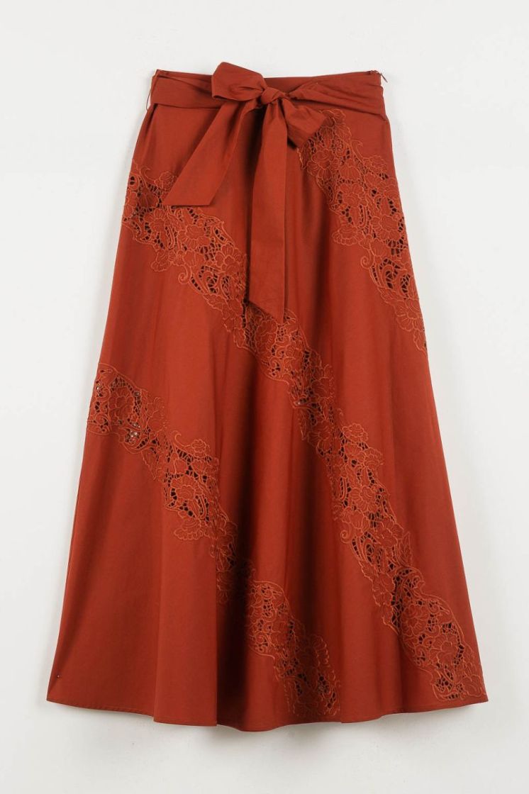 BRODERIE MIDI SKIRT 13332