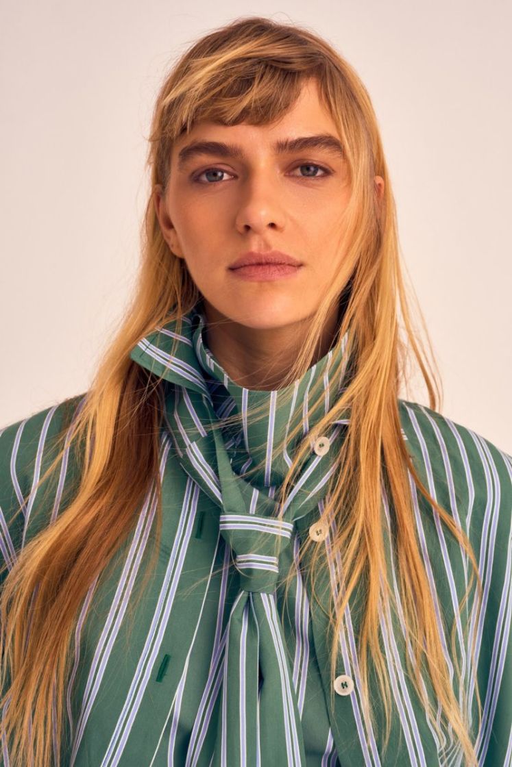 STRIPE ZM GREEN LT BLUE