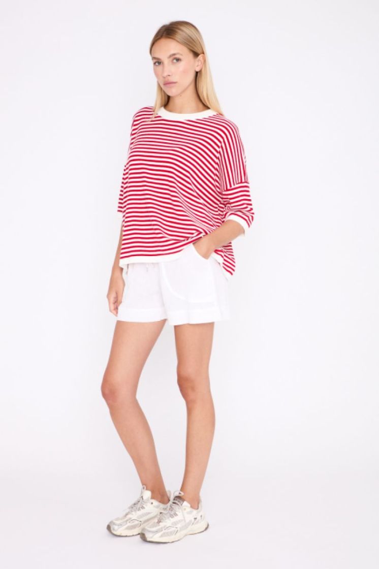 COTON STRIPE 10/25 OW RED