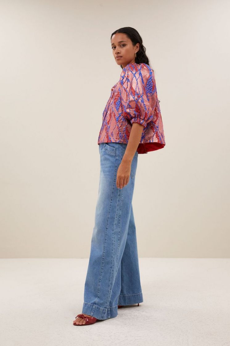 SHINY PRINT 322 CORAL