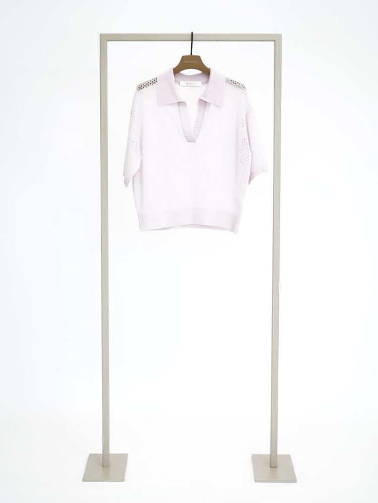 POLO COLLAR KNIT 233 ALBATROS