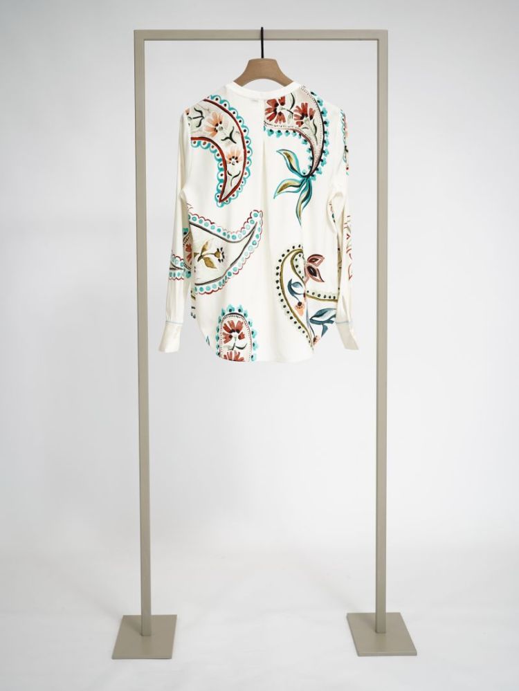 SILK PRINT  26005 TURQ MULT