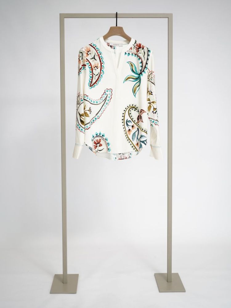 SILK PRINT  26005 TURQ MULT