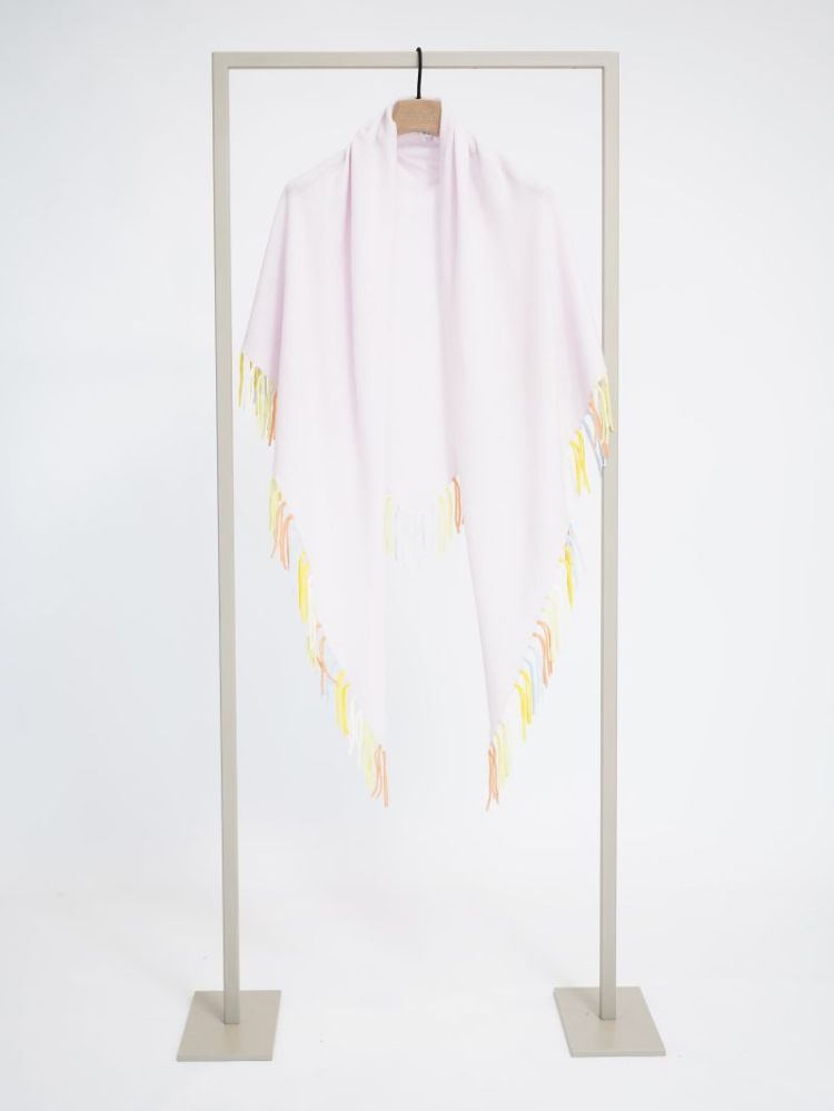 UNI SCARF FRANJES MULTI 452000 PINKY MU