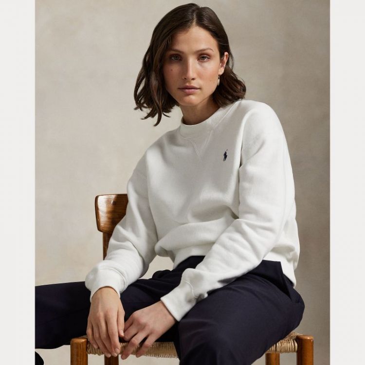KNIT SWEATSHIRT WHITE