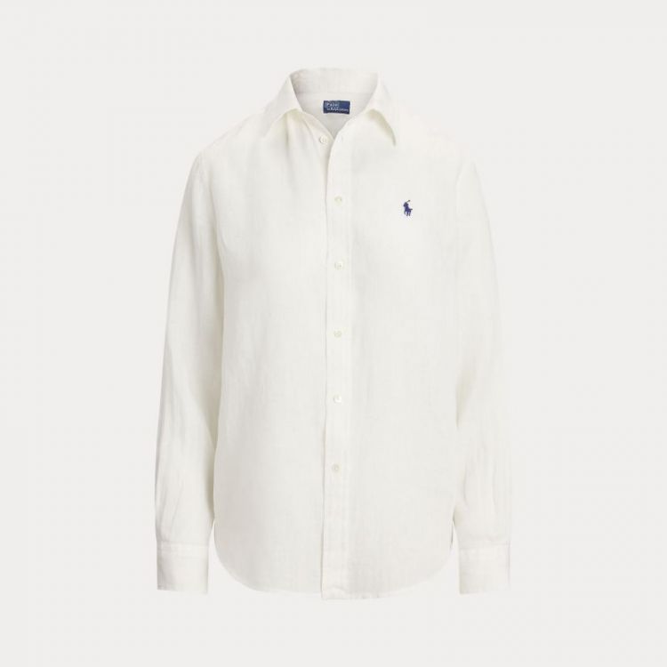 CLASSIC LS BUTTON FRONT SHIRT WHITE