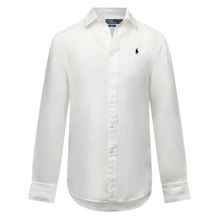 CLASSIC LS BUTTON FRONT SHIRT WHITE