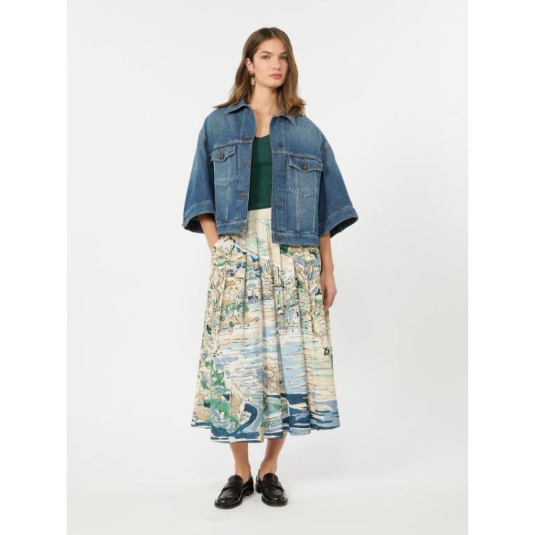 MIDI PRINTED SKIRT 001