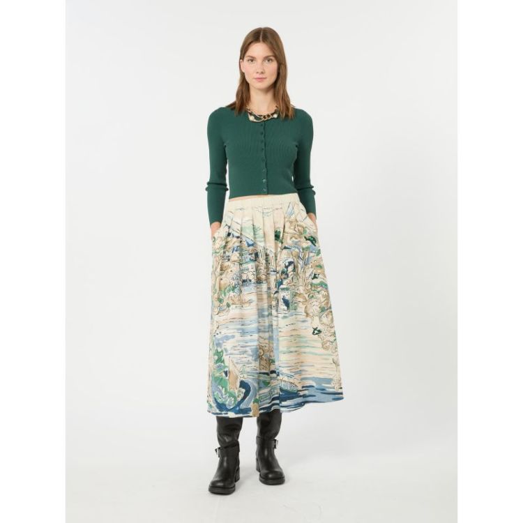 MIDI PRINTED SKIRT 001