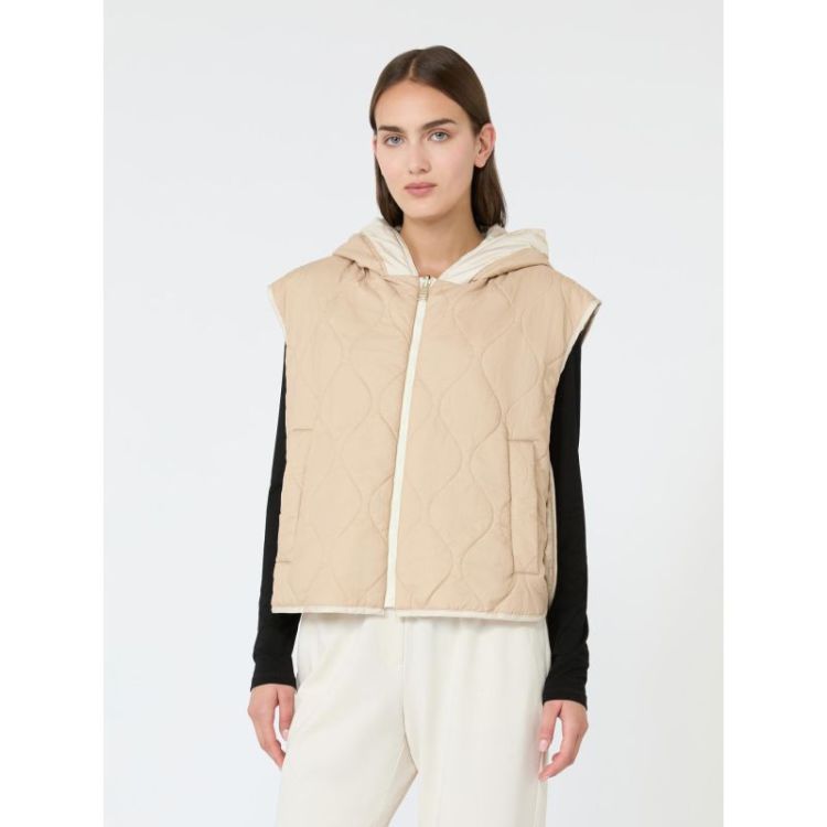 REVERSIBLE BODYWARMER 004 IVOIRE