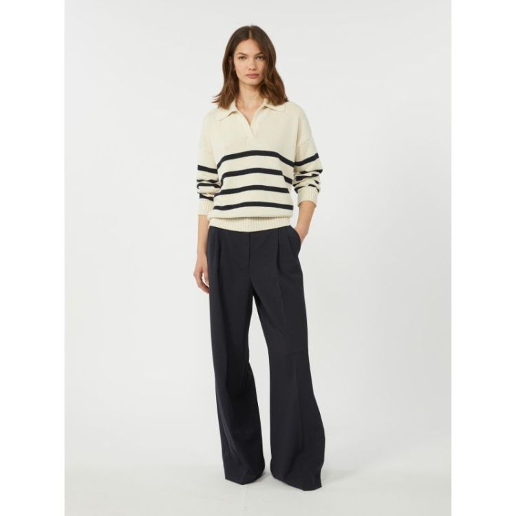 STRIPE POLOCOLLAR 011 ECRU/NY