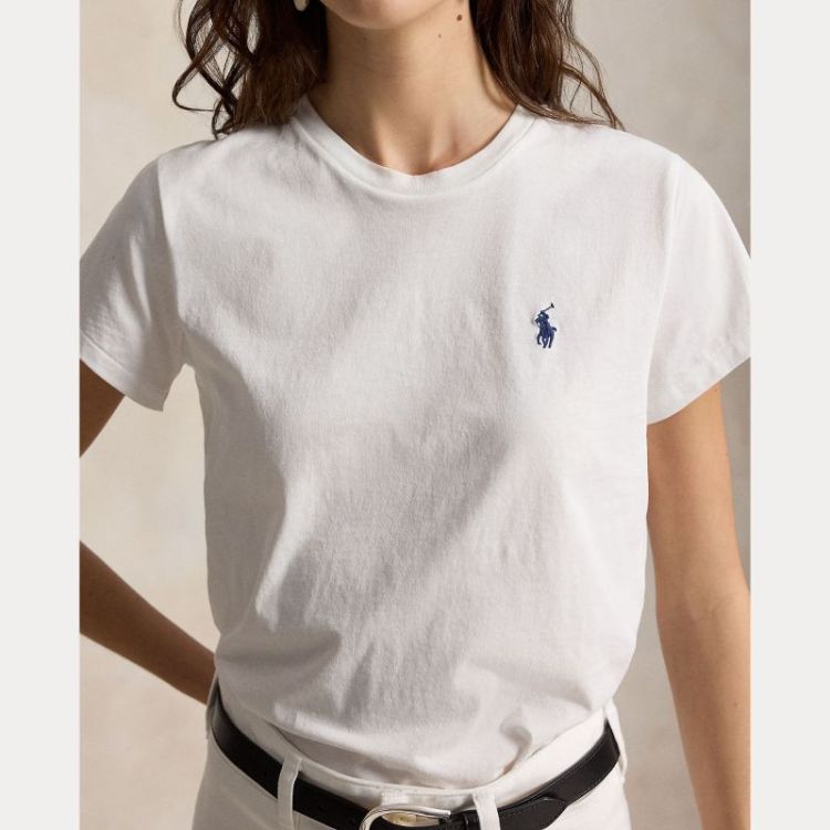 CLASSIC FIT COTON JERSEY TS WHITE
