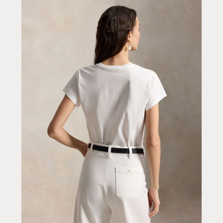 CLASSIC FIT COTON JERSEY TS WHITE