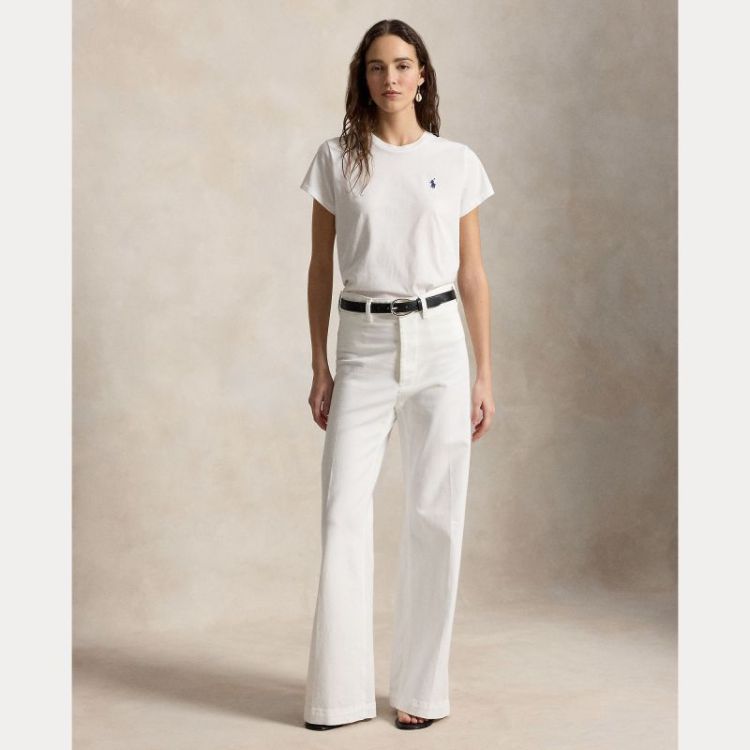 CLASSIC FIT COTON JERSEY TS WHITE