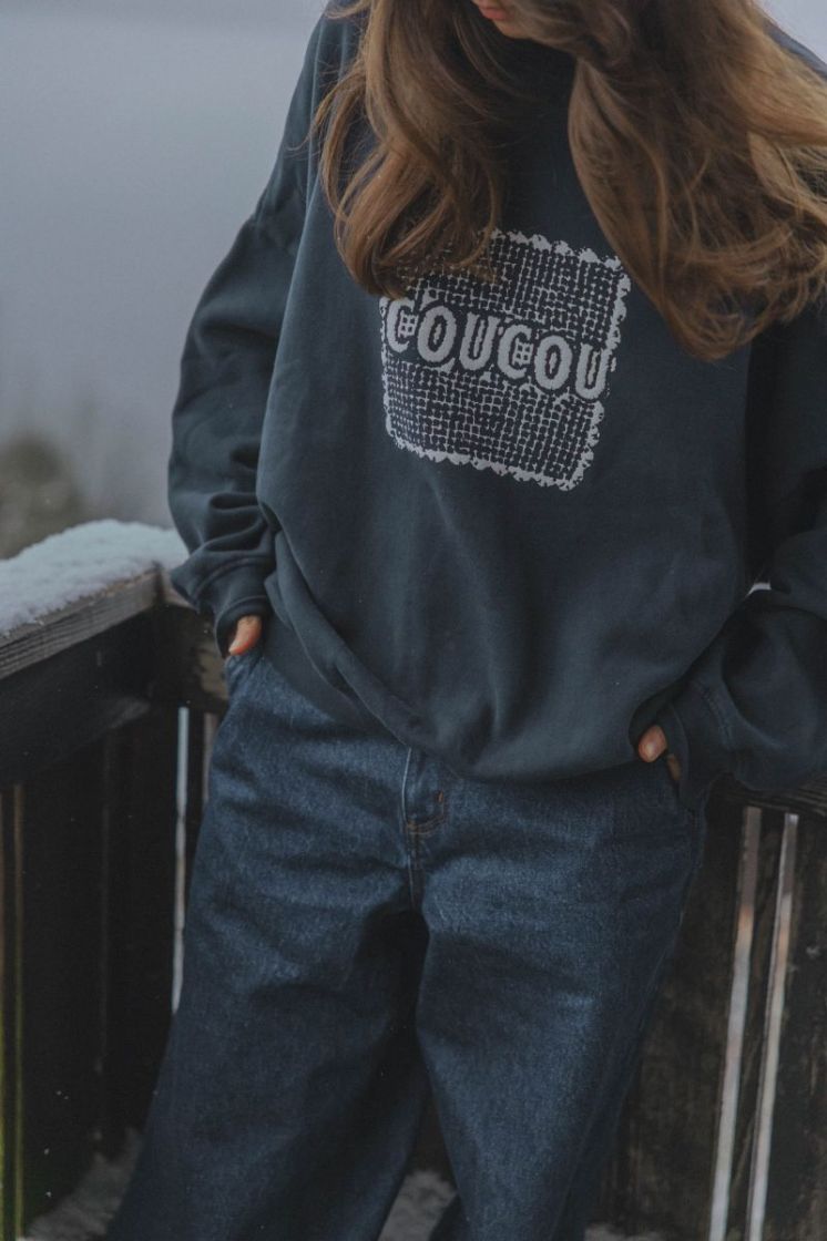 COUCOU PRINT FRONT NAVY