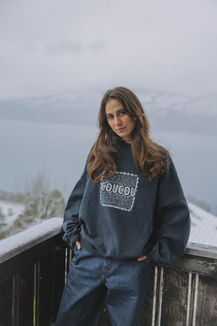 COUCOU PRINT FRONT NAVY
