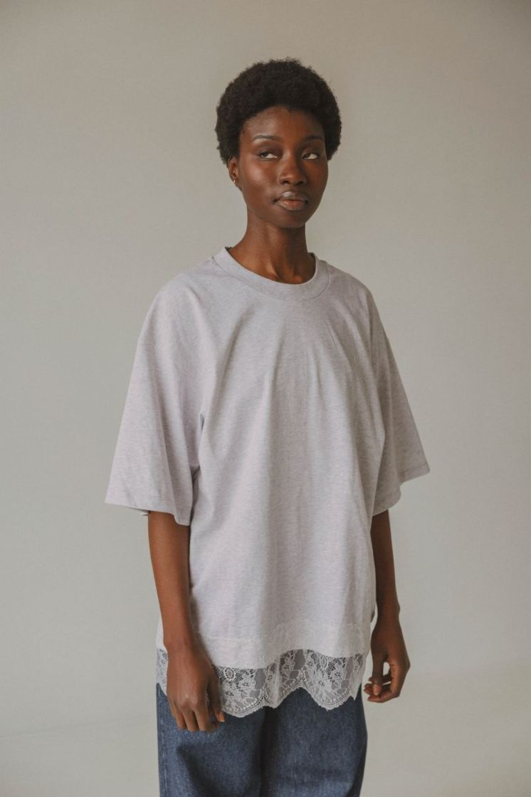 LACE BORDER LTGREY