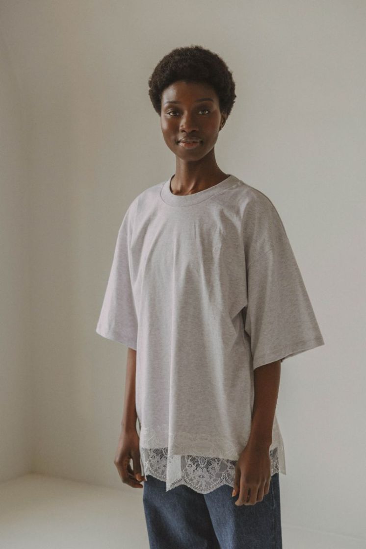 LACE BORDER LTGREY