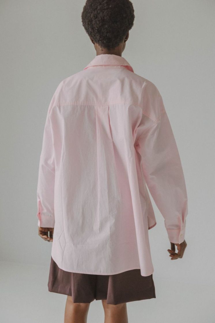 STRIPE LACE BABY PINK