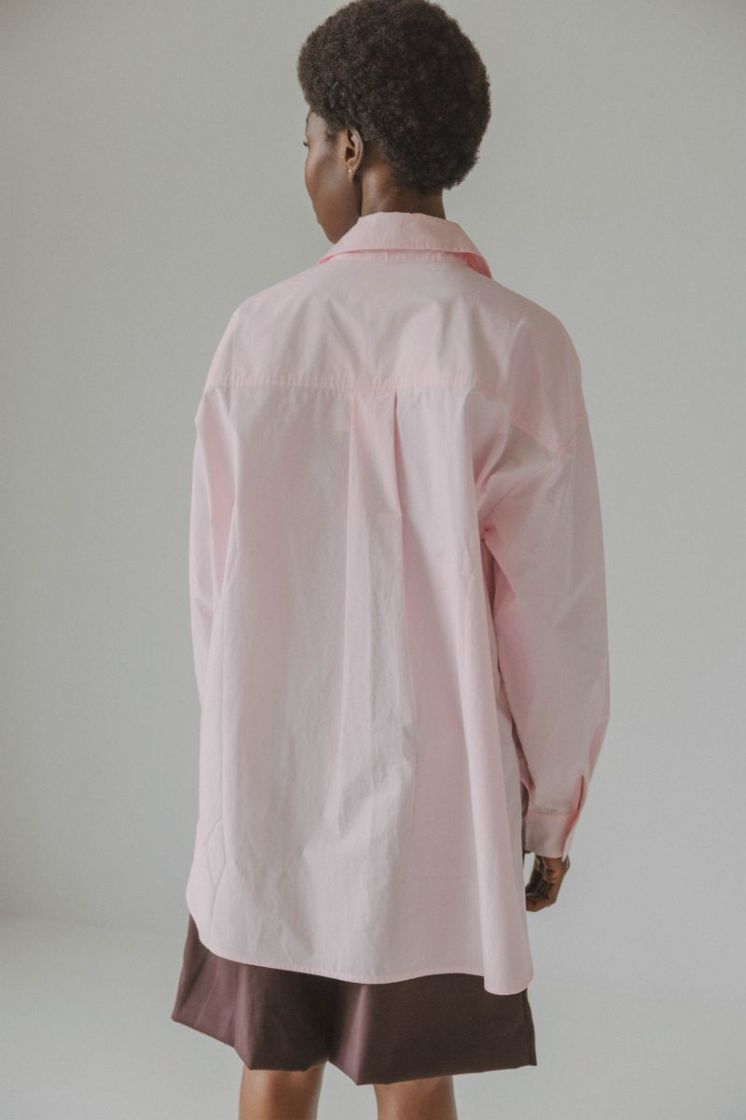 STRIPE LACE BABY PINK