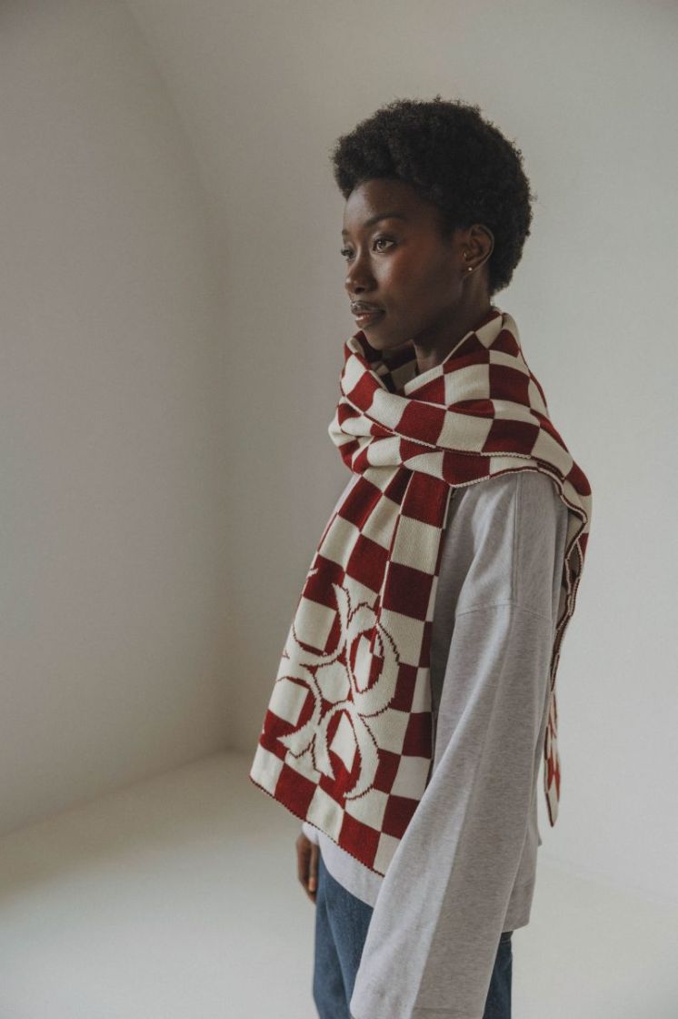 PLAID BORDEAUX